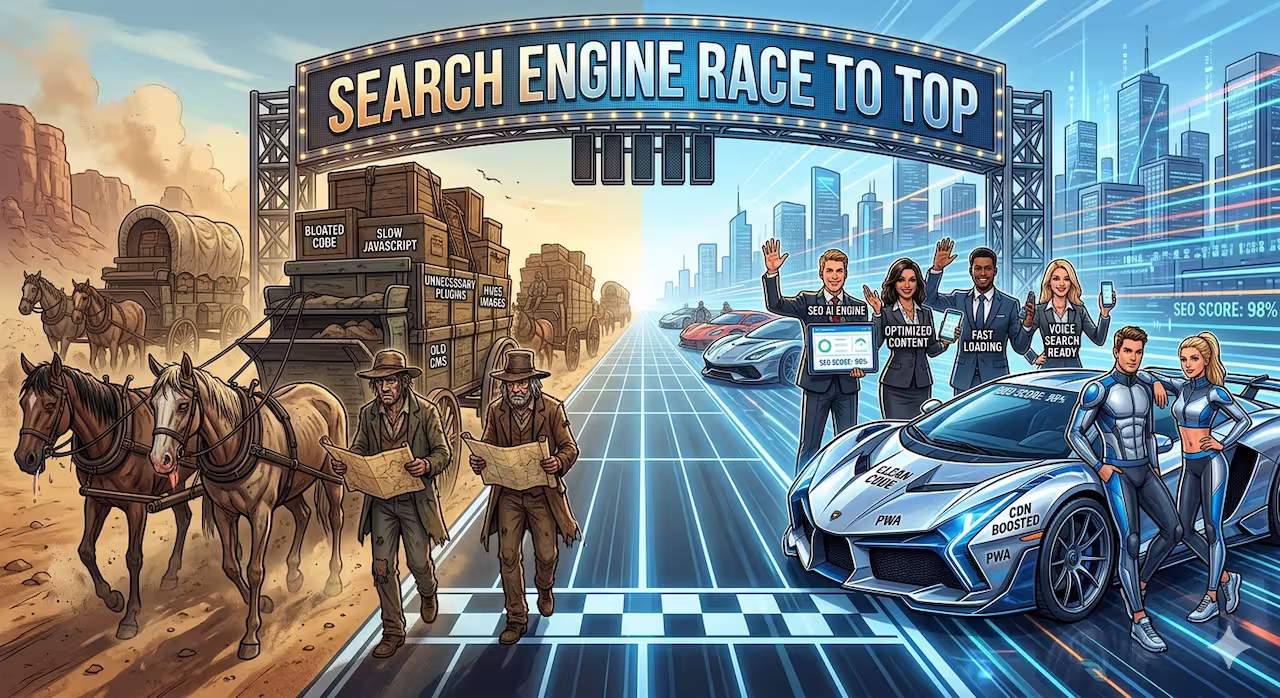 Comparison showing how AI Overviews have changed the traditional search results page layout