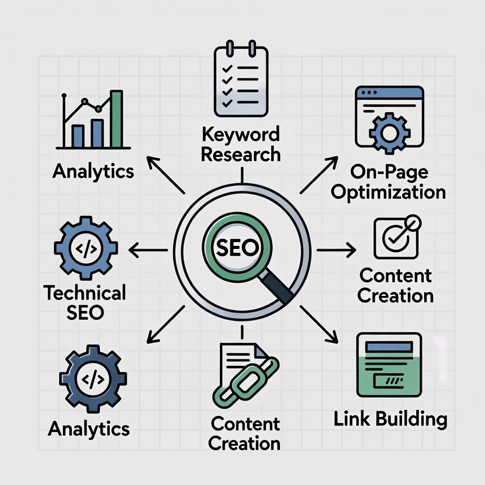 Search ranking factors for small businesses