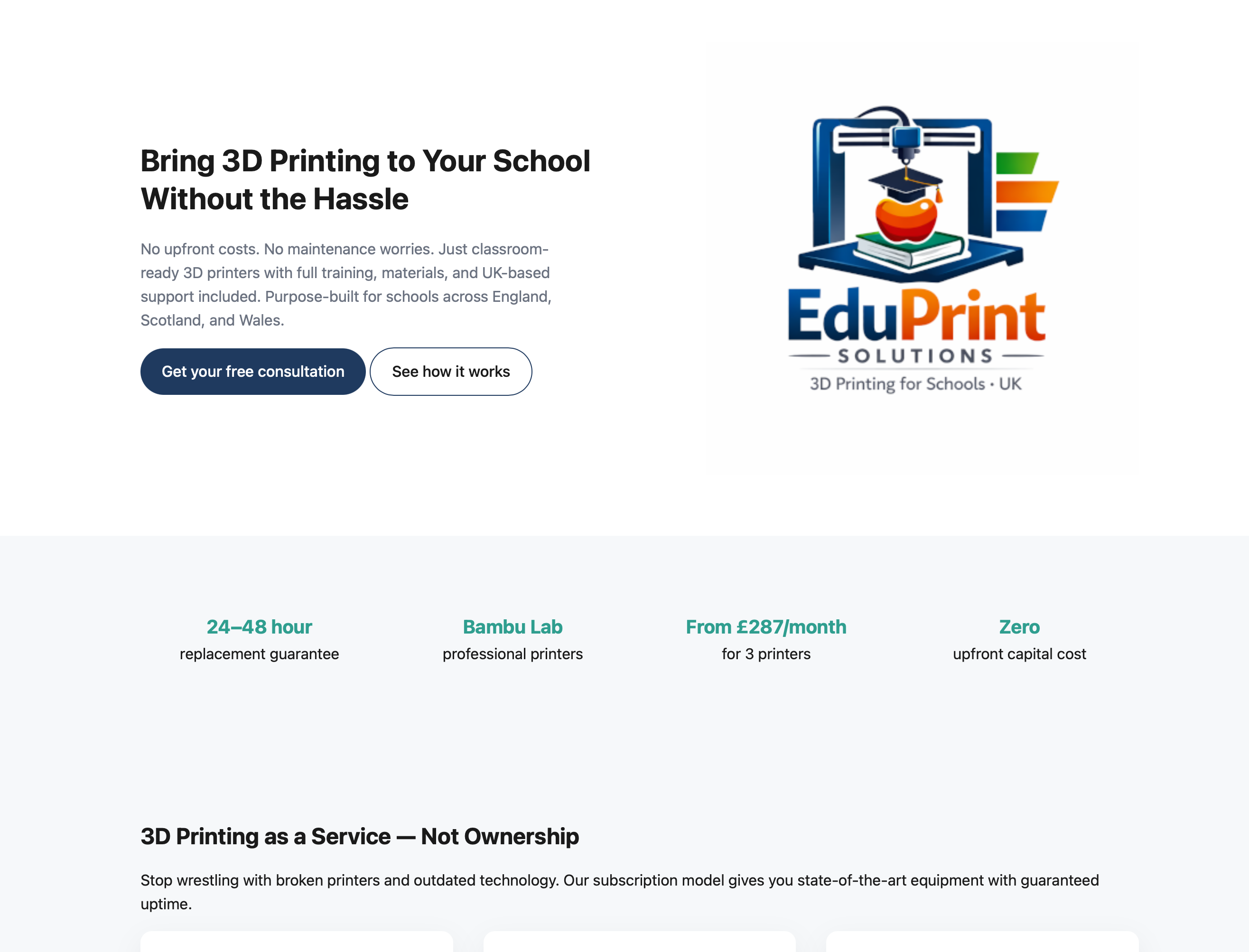 Eduprint Solutions Homepage